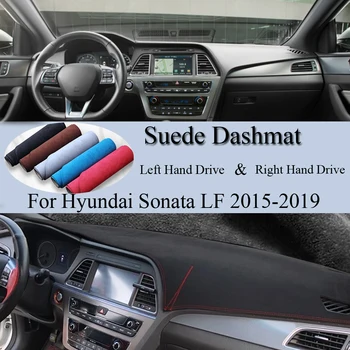 Za Hyundai Sonata LF 2015 2016 2017 - 2019 Antilop Usnja DashMat Dash Mat Pokrov nadzorna plošča Pad Dežnik Preprogo Avto Dodatki