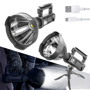 XHP70 Močna LED Svetilka Super Svetla Prenosni Reflektorji Nepremočljiva Iskalnim USB Baklo 8000 Lumen Dropshipping